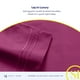 thumbnail image 2 of Juego de sábanas Sweet Home Collection, tamaño completo, color Berry 1800TC, 2 of 3