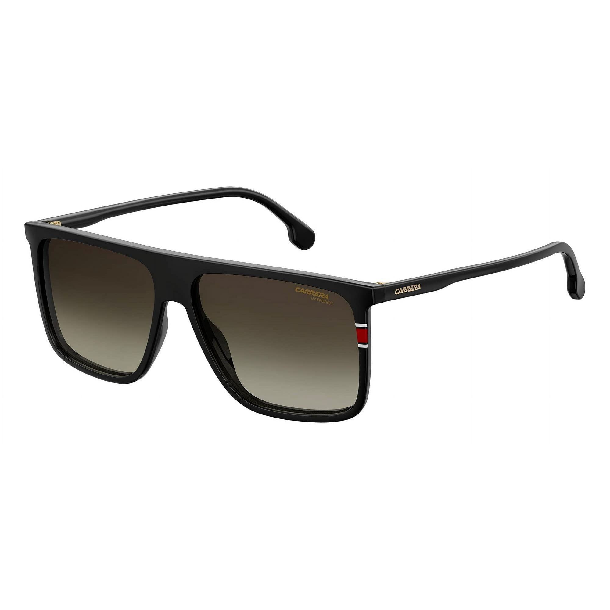 Gafas De Sol Carrera 172/n/s Rectangulares Negro/marrón Para Hombre
