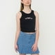 thumbnail image 3 of Polera Peto Niña Teen Rib Negro Corona, 3 of 5