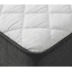 thumbnail image 3 of Cama europea 2 plazas + Colchon con respaldo y bases divididas Lino Gris Oscuro, 3 of 4