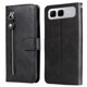 thumbnail image 5 of Funda tipo cartera para Infinix Smart10 Plus con bolsillo con cremallera y ranuras para tarjetas – Función de soporte Negro, 5 of 5