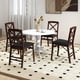 thumbnail image 2 of Mesa de comedor redonda COSTWAY para 4 personas, 102 cm, madera de caucho, 2 of 3