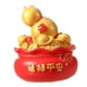 thumbnail image 2 of Estatuilla De Bolsa De Dinero, Adorno De Escritorio De Resina Para Año Nuevo, Sala De Estar, Estantería, Calabaza, 2 of 3