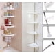 thumbnail image 3 of Esquinero Estante de Ducha Altura Regulable 4 Estantes Polímero Resistente al Agua Blanco, 3 of 8