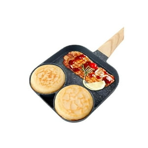 Crusec - Sartén Antiadherente Comidas Variadas 3 Espacios