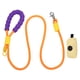 thumbnail image 1 of Correa para perro Uxcell con manos libres acolchadas, correa de entrenamiento para perros ajustable de 4.9 pies/1.5 m, cuerda resistente sin tirones (naranja, bolsa beige), 1 of 7