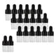 thumbnail image 1 of 20 Unidades De Botellas Cuentagotas De Vidrio Vacías, Contenedores Para Aceites Perfumados, Líquidos, Negro, 1ml, 1 of 5