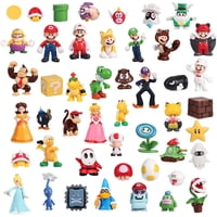 Set De Muñecos Isaneihas Mario Brothers, 48 Piezas, Con Luigi Yoshi