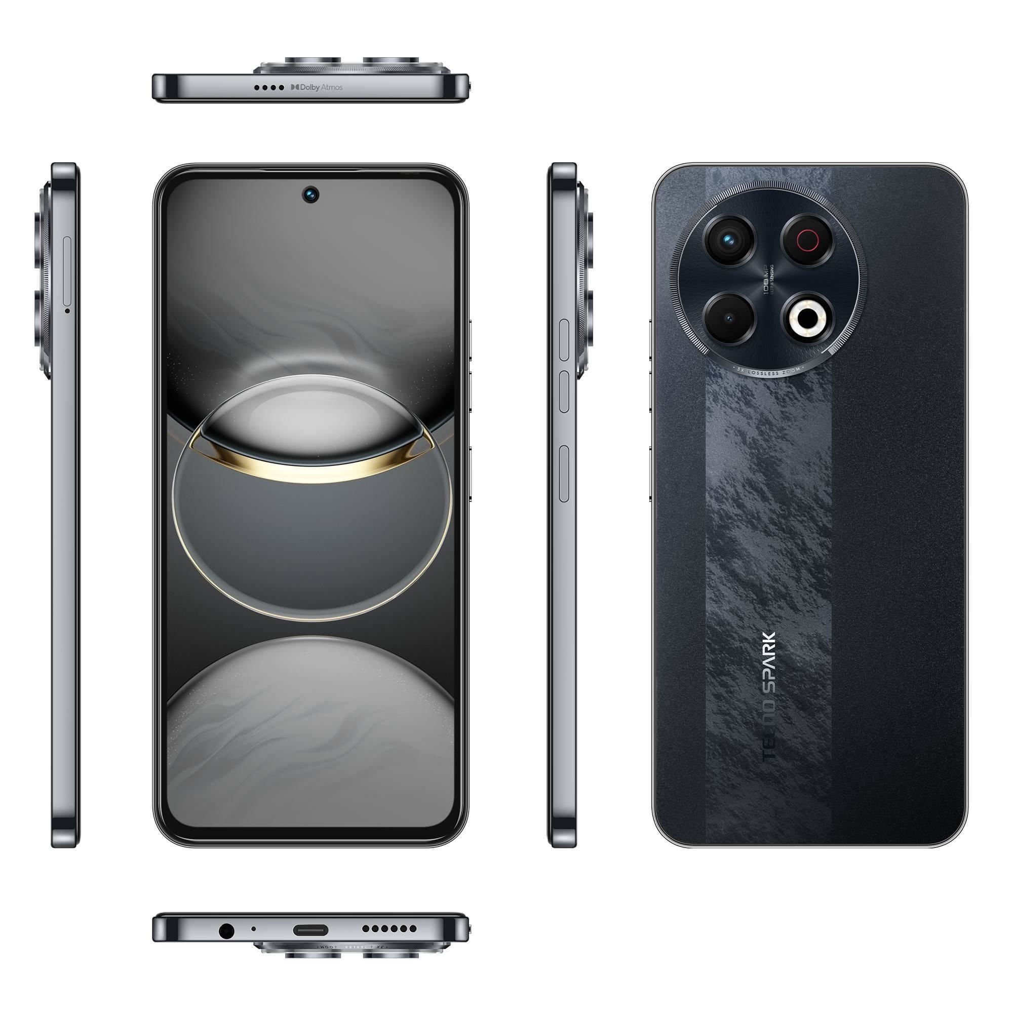 Tecno - Smartphone Spark 30 Pro 4G 256Gb Negro