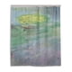 thumbnail image 1 of Cortina de ducha con diseño de fragmentos de Nympheas, juego de cortinas de baño con ganchos, tamaño 60 x 72 pulgadas, 1 of 3