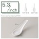 thumbnail image 3 of Juego de cucharas soperas asiáticas DOWAN 5.3 de cerámica blanca, juego de 12, 3 of 7