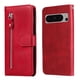 thumbnail image 1 of Funda con Cremallera para Google Pixel 8 Pro, Carcasa Cartera de Cuero PU con Soporte y Tarjetero, 1 of 6