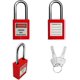 thumbnail image 5 of Candado SAFBY 50 de bloqueo con llaves diferentes y etiquetas, 5 of 7
