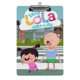 thumbnail image 1 of La Pequeña Lola Visita la Ciudad Portapapeles de acrílico A4, tamaño carta estándar, carpeta con clip 31.8x 21.5CM para estudiantes, profesores y oficina, 1 of 6