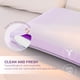 thumbnail image 5 of Funda reversible EGOHOME de espuma viscoelástica, color morado, 5 of 8