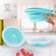 thumbnail image 3 of Contenedor Plegable Redondo 500 ml Turquesa, 3 of 5