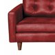 thumbnail image 4 of Sofa Chaiselong Izq Napoles Cuero Kentucky Rojo, 4 of 5