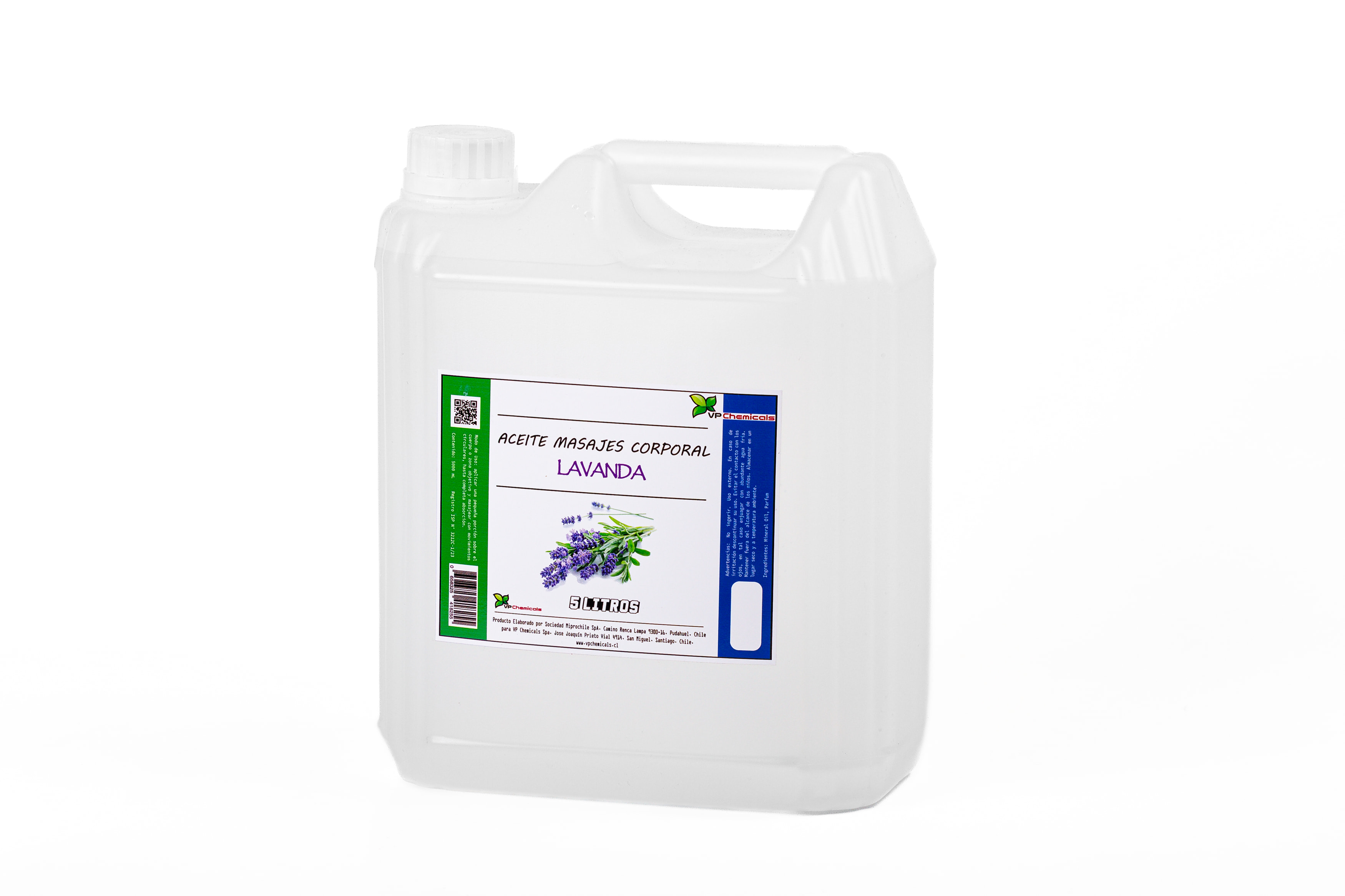 Vp Chemicals - Aceite De Masajes Lavanda Bidon 5 Litros