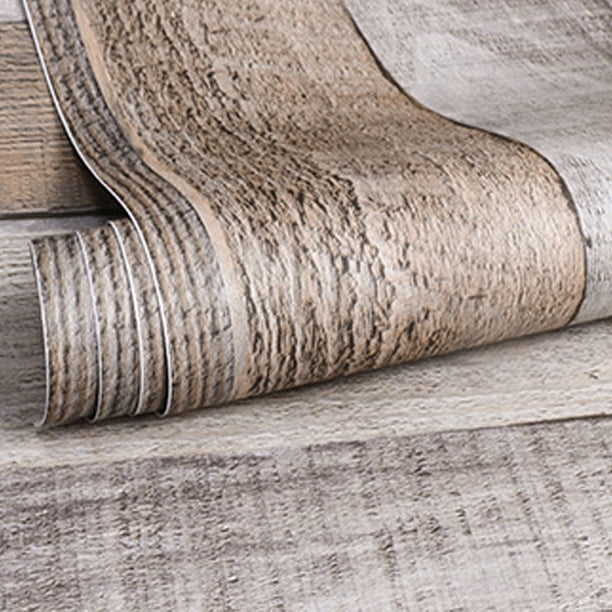 Papel pintado imitación madera, papel pintado removible, papel pintado con textura de madera, pegatinas rústicas retro removibles