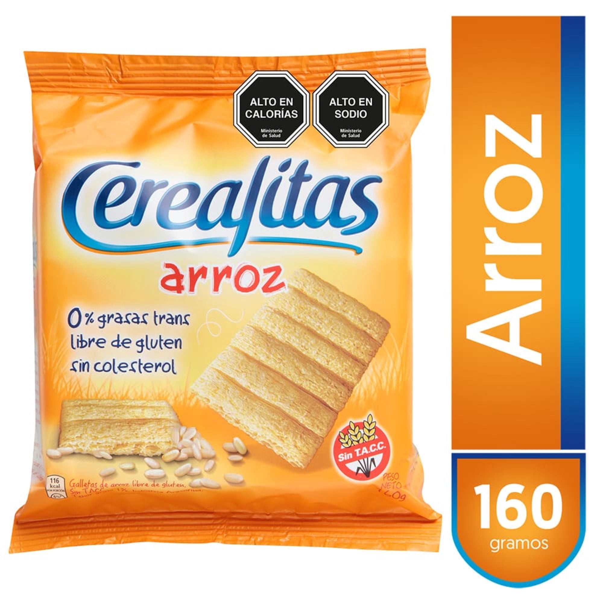Galleta De Arroz Libre De Gluten 160 g Cerealitas