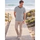 thumbnail image 2 of INSPIRE CHIC Camiseta de Hombre a Rayas de Manga Corta Casual de Verano Talla S Negro, 2 of 5
