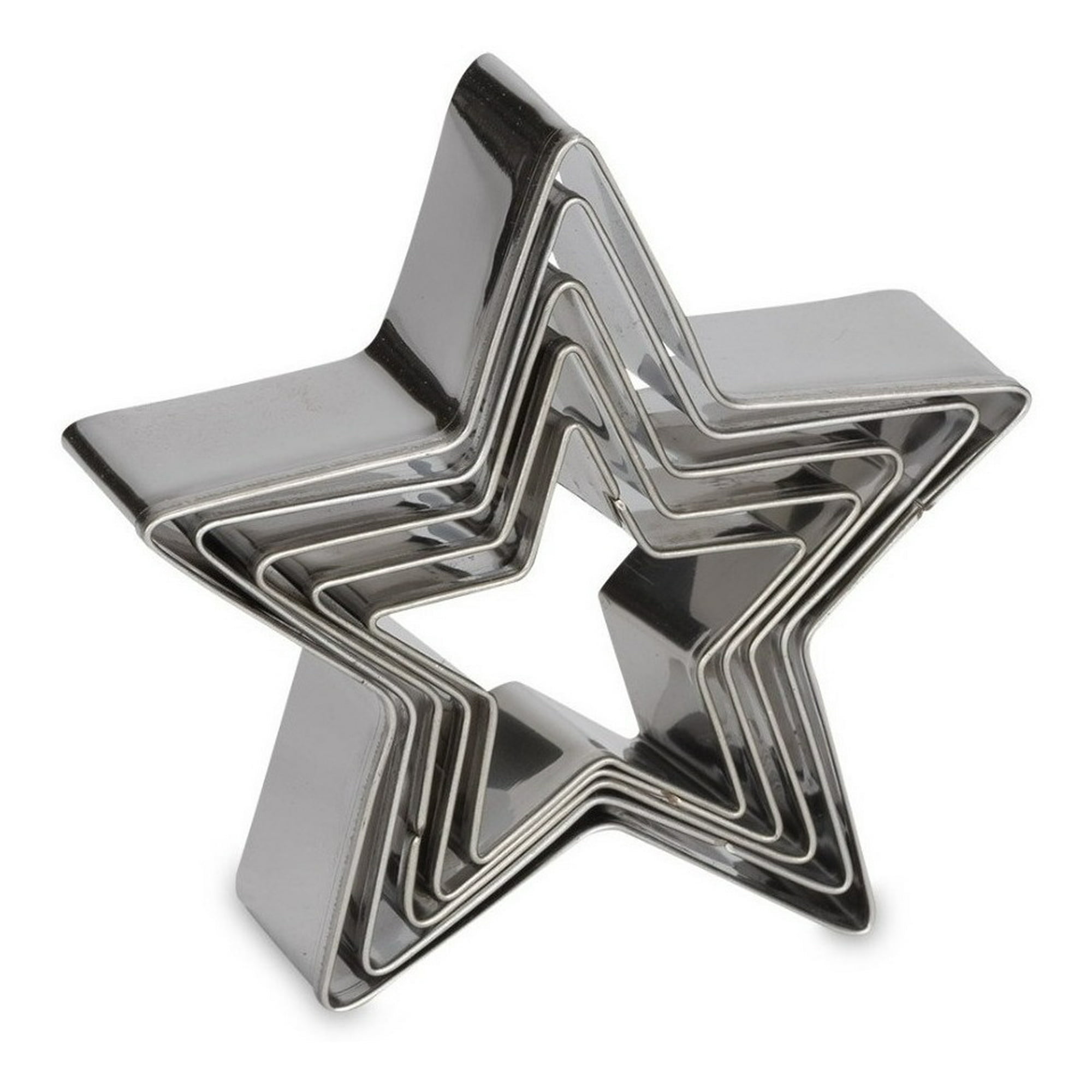 Genérico - Pack X5 Molde De Galleta Cortador Galletas Moldes Estrella