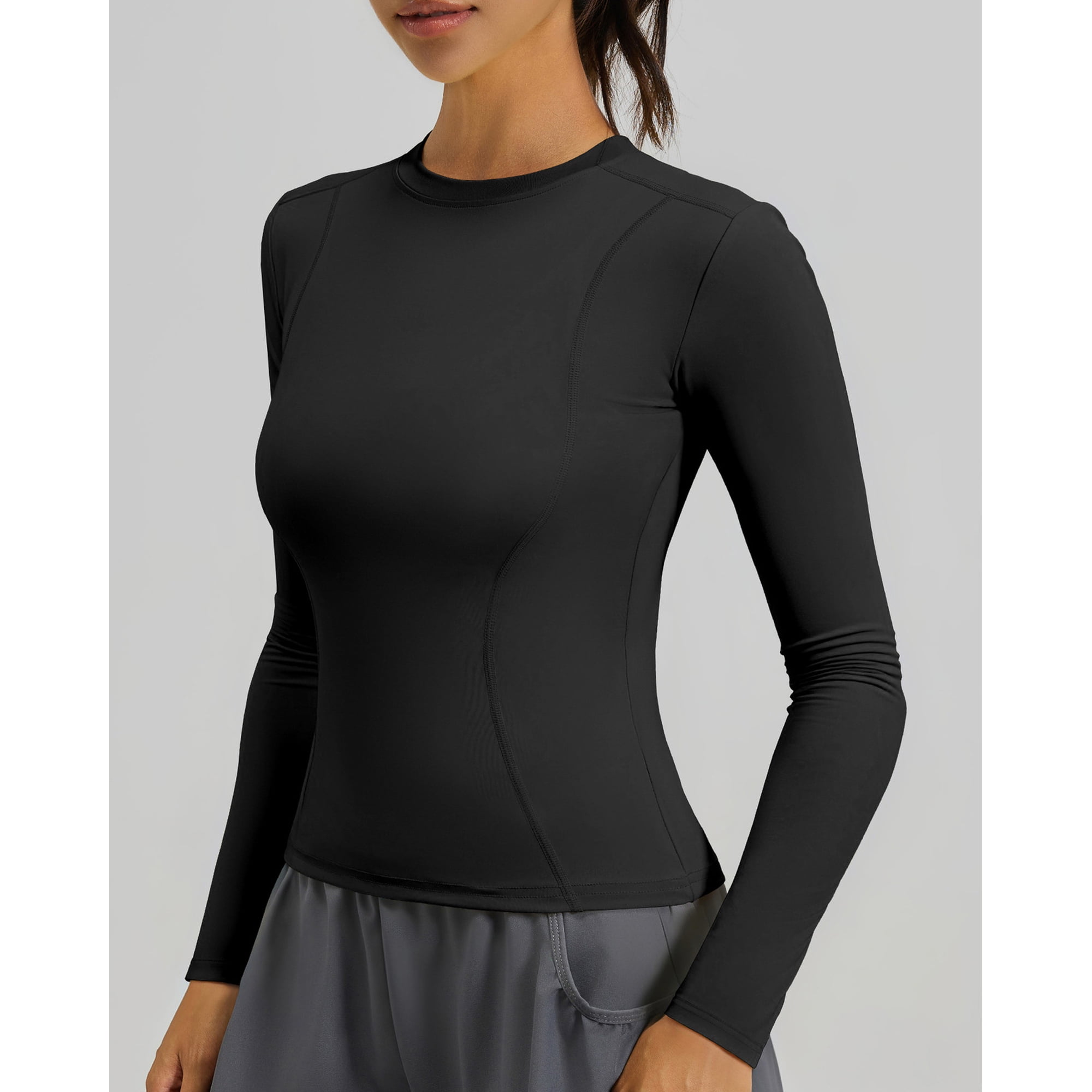 Flix Spa - Polera Deportiva Mujer Manga Larga Dry Fit Slim - Jyt028
