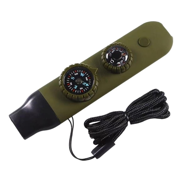 Brújula Con Silbato De Supervivencia De Emergencia Multiusos Para Navegación, Senderismo Y Aventuras