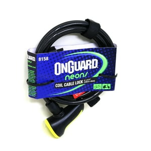 On Guard - Candado Espiral Ns 180X8Mm Amarillo