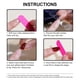 thumbnail image 5 of Uñas Fake Nails octoswave de presión larga con punta francesa, color rojo, 24 unidades, 5 of 7
