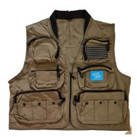 Silver Wave - Chaleco De Pesca Verde Talla Xxl 15 Bolsillos Contorno-122Cm