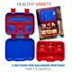 thumbnail image 4 of Set de Caja Bento kinsho 700 ml Azul con Cohetes Espaciales, 4 of 9