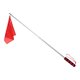 thumbnail image 1 of Bandera De Entrenamiento Para Caballos, Ligera, De Alta Visibilidad, Telescópica, De Mano, Color Rojo Y Negro, 1 of 5