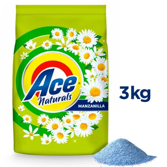 Detergente Polvo Manzanilla 3 kg Ace