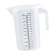 thumbnail image 3 of Jarra medidora con escala, jarra de agua, transparente, portátil, para utensilios de cocina, recipiente para líquidos, para leche, jugo, té y cerveza. 2L, 3 of 5