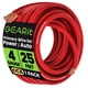 thumbnail image 1 of Wire GearIt CCA eléctrico calibre 4 para automoción, 7,6 m, color rojo, 1 of 8