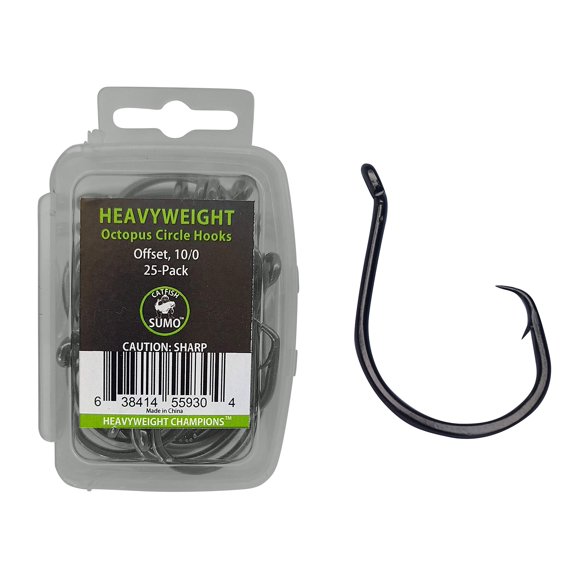 Anzuelos de pesca Catfish Sumo Heavyweight Offset Octopus 10/0