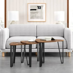 Vasagle - Set 3 Mesas Nido Estilo Rustico - Durc13