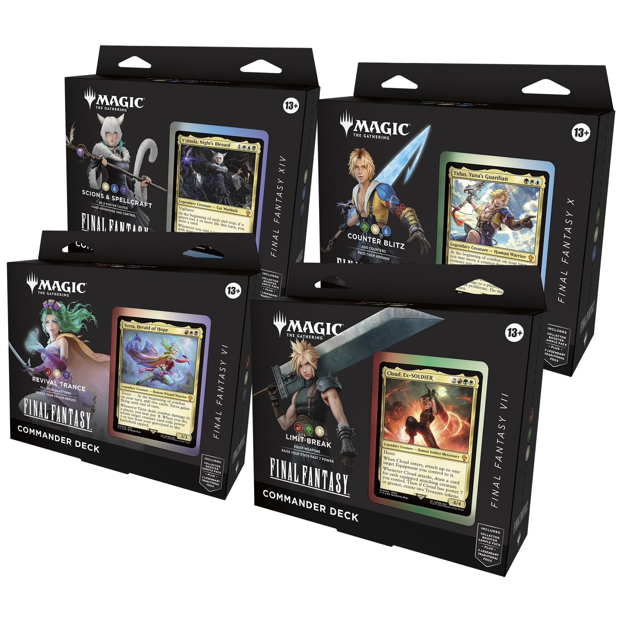 Paquete Commander Deck Magic - The Gathering Final Fantasy