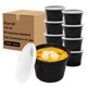 thumbnail image 1 of Contenedores Deli Karat 450 ml Negro 240 uds PP, 1 of 9