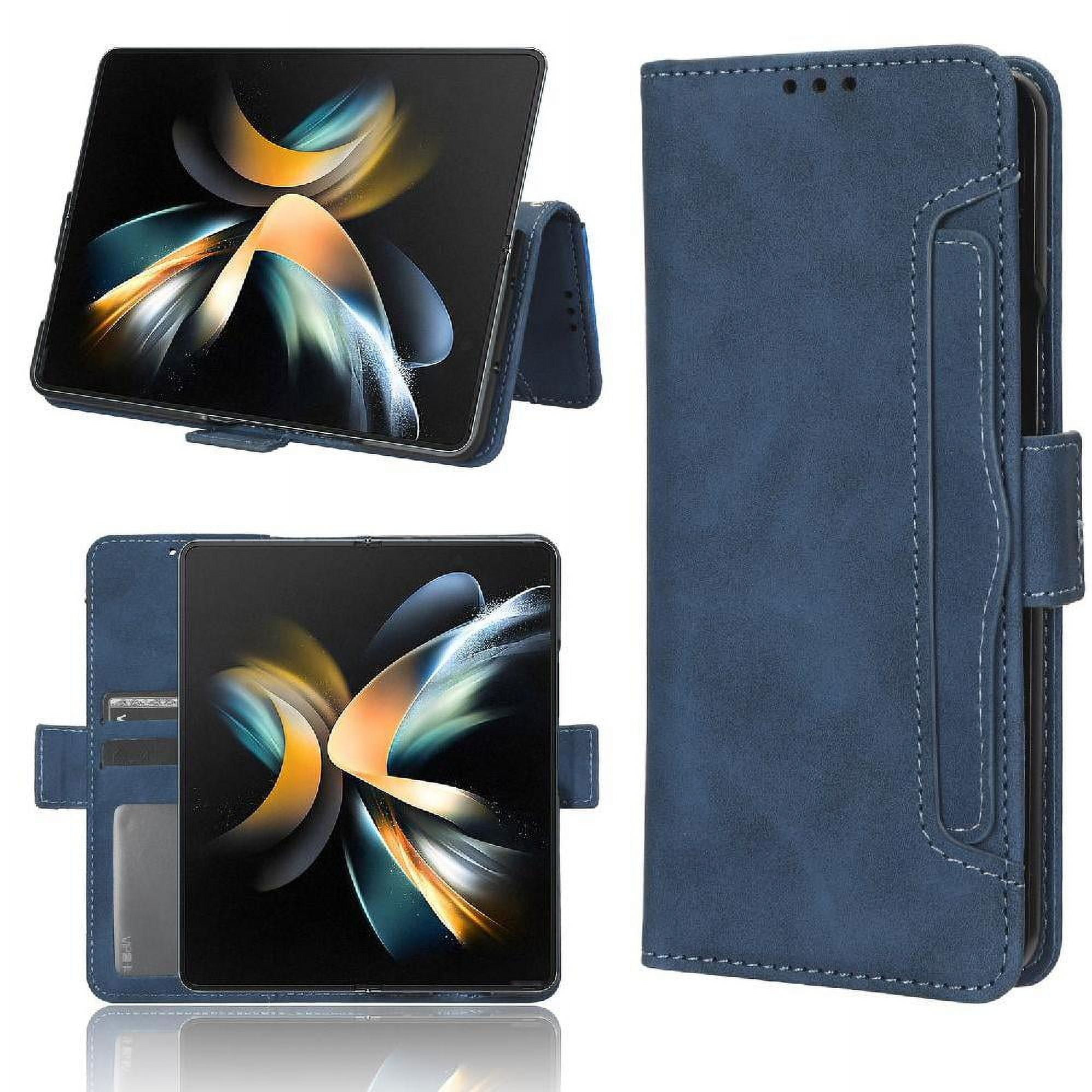 Funda Tipo Billetera Foxdock Para Samsung Galaxy Fold 4 – Tapa Flip Con Tarjetero