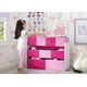 thumbnail image 2 of Organizador infantil extra grande rosado y fuccia de 9 contenedores Delta Children, 2 of 5