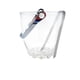 thumbnail image 1 of Hielera de vidrio con mango alto 13cm 900ml con pinza, 1 of 2