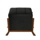 thumbnail image 2 of Pouf Marsella Tela Velvet Negro, 2 of 3