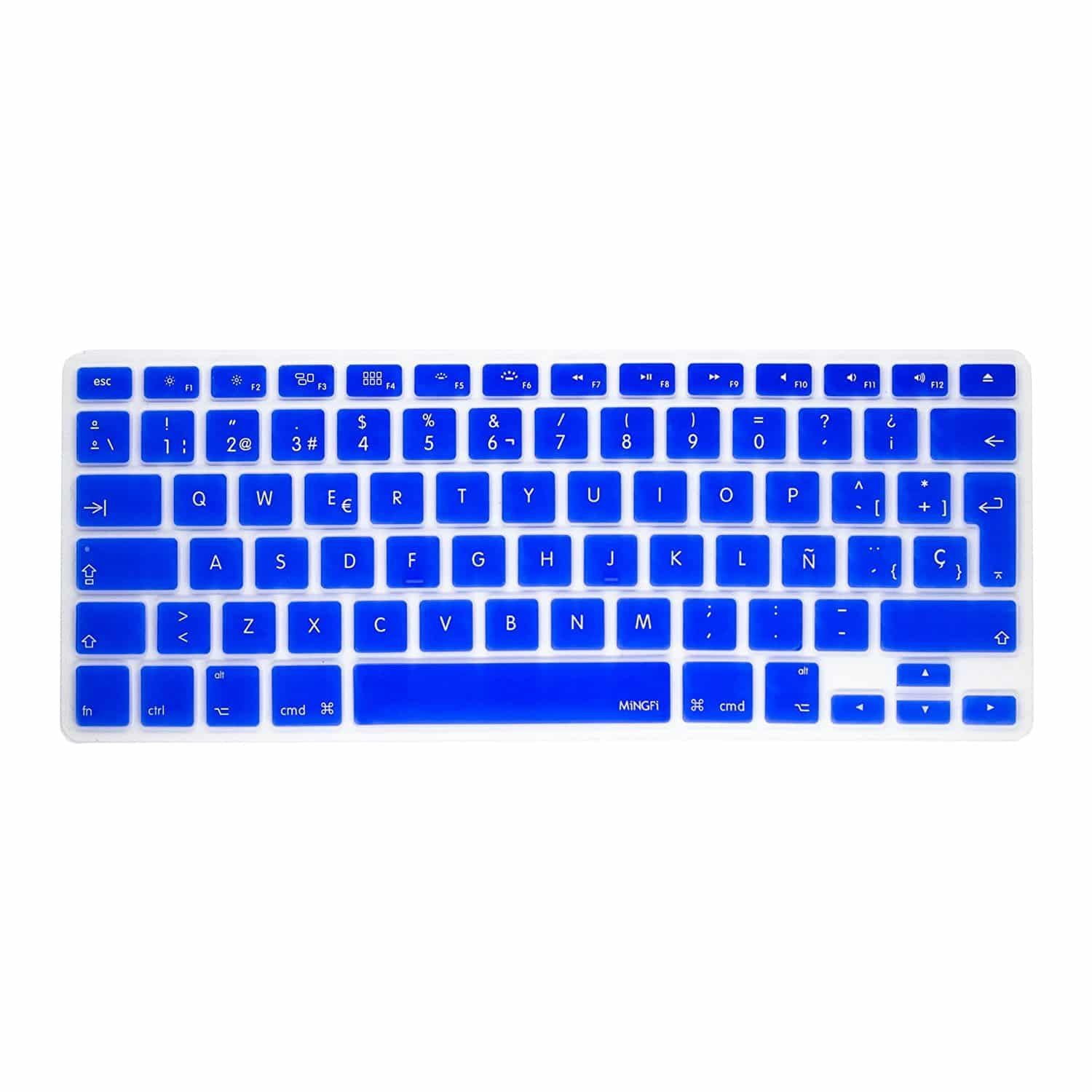 Genérico - Protecion De Teclado Compatible Con Macbook 13 Y 15 Azul