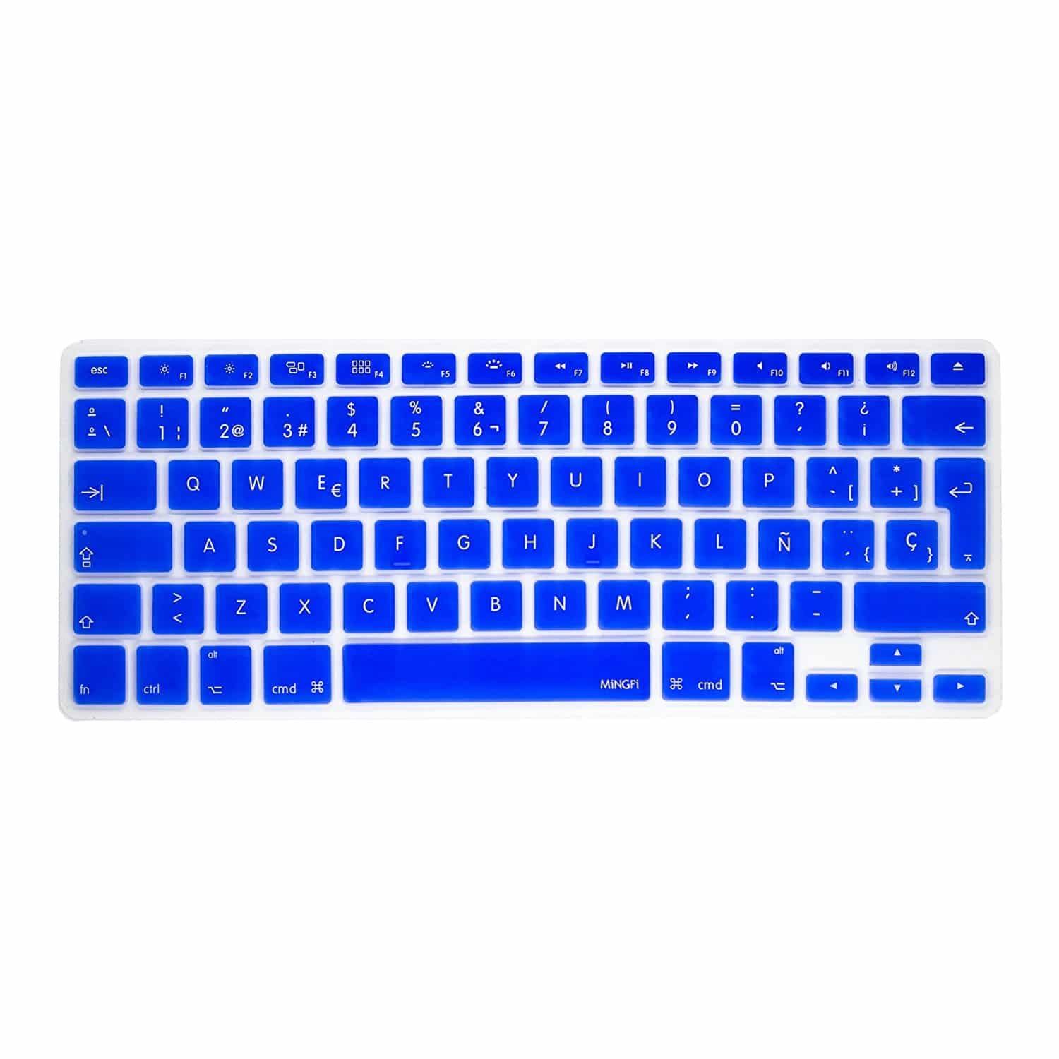 Genérico - Protecion De Teclado Compatible Con Macbook 13 Y 15 Azul