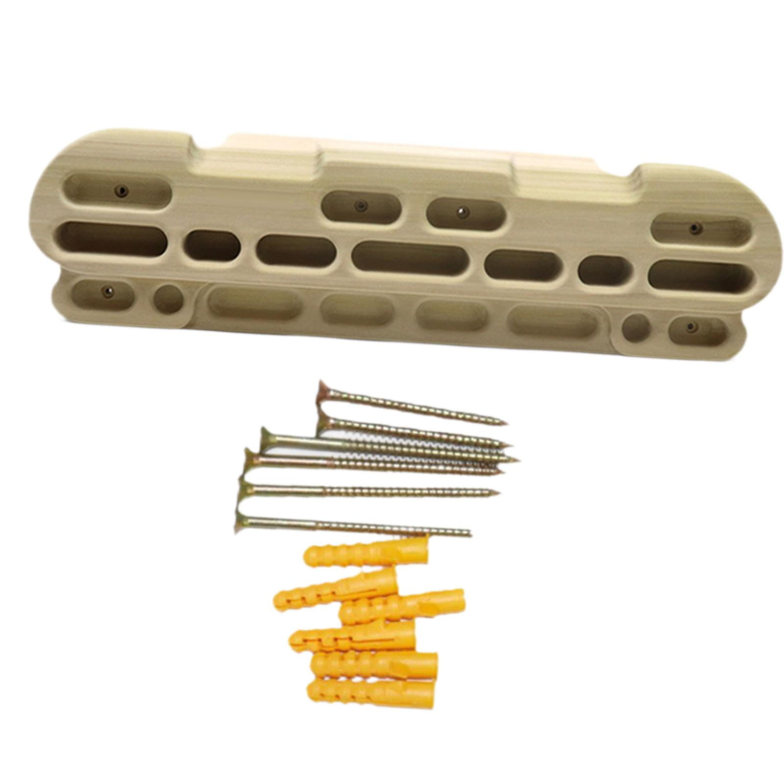 Ioensy - Tabla Colgante De Escalada Para Ejercicios, Tabla Colgante De Madera Para Atletas Principiantes En Interiores