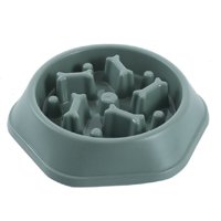 Winpet - Plato Alimentacion Lenta Para Perros De Razas Grandes - Verde