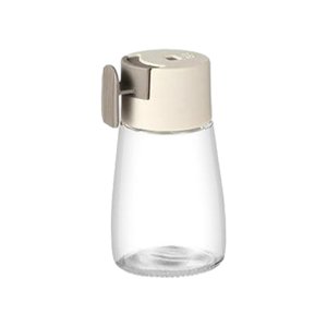 Magideal - Botella Medidora De Condimentos, Dispensador De Especias De Ración, Herramienta De Utensilios De Cocina De 180 Ml, Agitador De Condimentos Portátil, A Beige