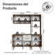 thumbnail image 3 of Kit Muebles de Cocina Madesa Lille 165 cm Marrón/Blanco, 3 of 10